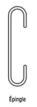 épingle de couturage - renforcement structurel